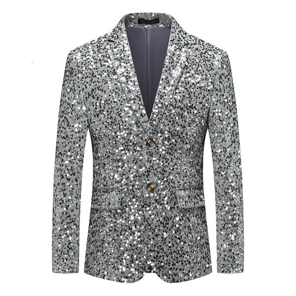 men's suits blazers stylish men blazer casual slim fitness formal one button office suit blazer coat sequins suit jacket masculino blaz, White;black
men's suits blazers stylish men blazer casual slim fitness formal one button office suit blazer coat sequins suit jacket masculino blaz, White;black