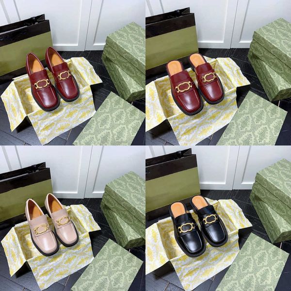 designer luxury dress shoes low heel chunky pump genuine leather g metal buckle woman fashion shoe loafers mocassins leisure shoes size 35-4, Black
designer luxury dress shoes low heel chunky pump genuine leather g metal buckle woman fashion shoe loafers mocassins leisure shoes size 35-4, Black