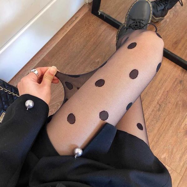 leggings for women spring and summer thin large round dot wave silk stockings jk black beautiful leg trendy women's pantyhose through, Black;white
leggings for women spring and summer thin large round dot wave silk stockings jk black beautiful leg trendy women's pantyhose through, Black;white