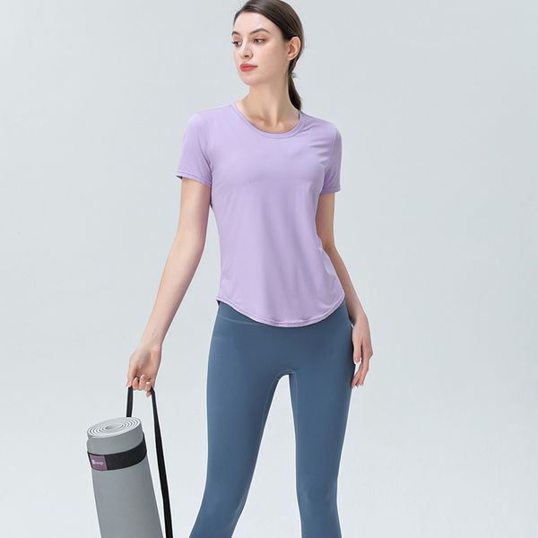 new loose yoga suit solid color breathable sports t-shirt running fitness moisture wicking quick drying 01
new loose yoga suit solid color breathable sports t-shirt running fitness moisture wicking quick drying 01