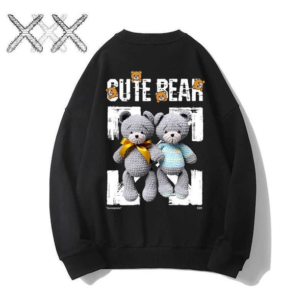 clothes and jacket off co-bred fashion bear sweater for men women lovers 2022 spring autumn new ow ins net red long sleeve, Black
clothes and jacket off co-bred fashion bear sweater for men women lovers 2022 spring autumn new ow ins net red long sleeve, Black