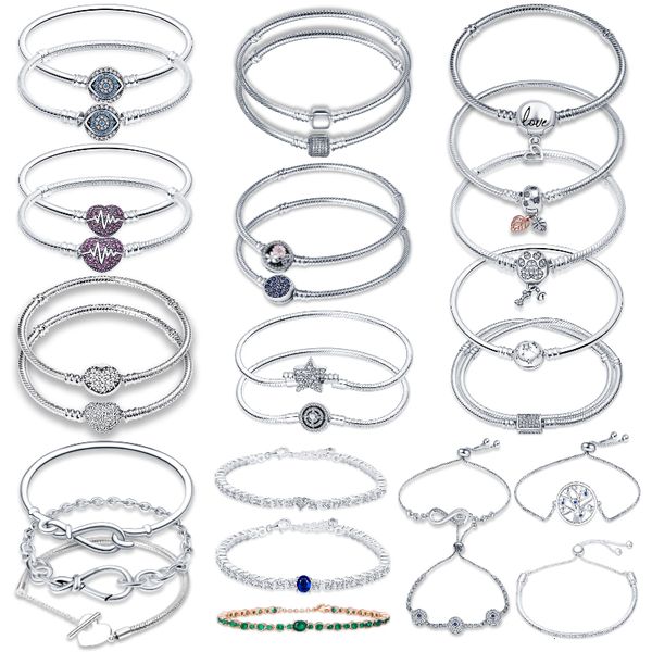 charm bracelets charms plata de ley 925 snake chain heart bangle bracelet luxury jewelry fit for pan bead diy making 230215, Golden;silver
charm bracelets charms plata de ley 925 snake chain heart bangle bracelet luxury jewelry fit for pan bead diy making 230215, Golden;silver