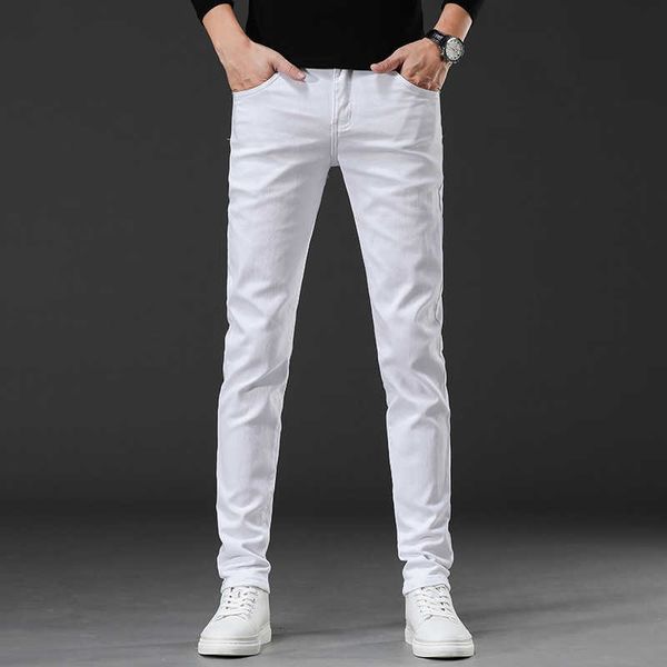 men's jeans designer fashion live black white small straight pants elastic brand ujg3, Blue
men's jeans designer fashion live black white small straight pants elastic brand ujg3, Blue