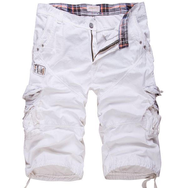 men's shorts loose large size cargo cotton tactical casual solid color patchwork military white knee length 230215, White;black
men's shorts loose large size cargo cotton tactical casual solid color patchwork military white knee length 230215, White;black