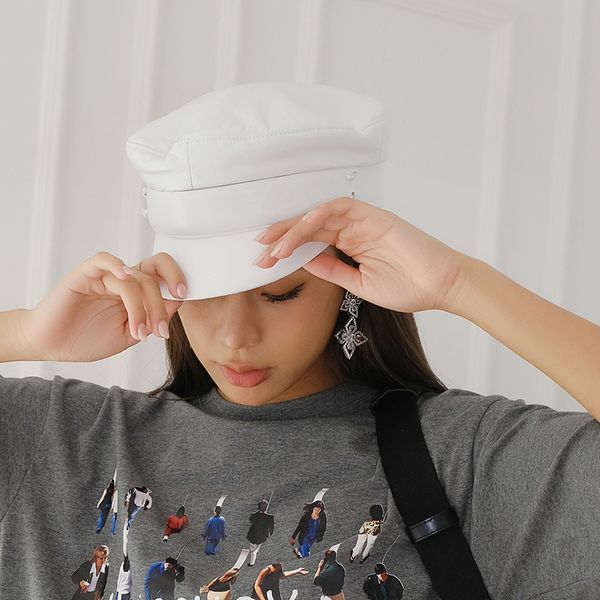 berets uspop leather pu sboy cap flat visor cap solid color militray s l 230215, Blue;gray
berets uspop leather pu sboy cap flat visor cap solid color militray s l 230215, Blue;gray