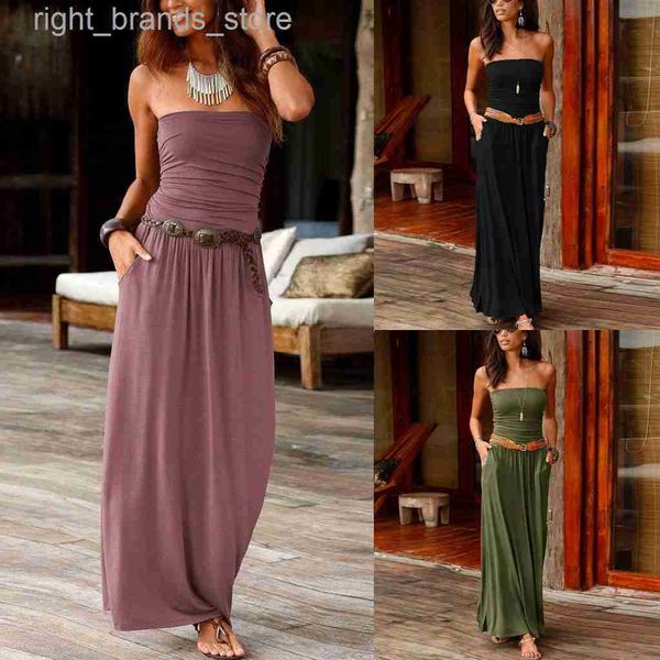 party dresses maxi dress tube womens bandeau holiday off shoulder long dress ladies summer new fashion solid sundress vestidos robe femme021, White;black
party dresses maxi dress tube womens bandeau holiday off shoulder long dress ladies summer new fashion solid sundress vestidos robe femme021, White;black