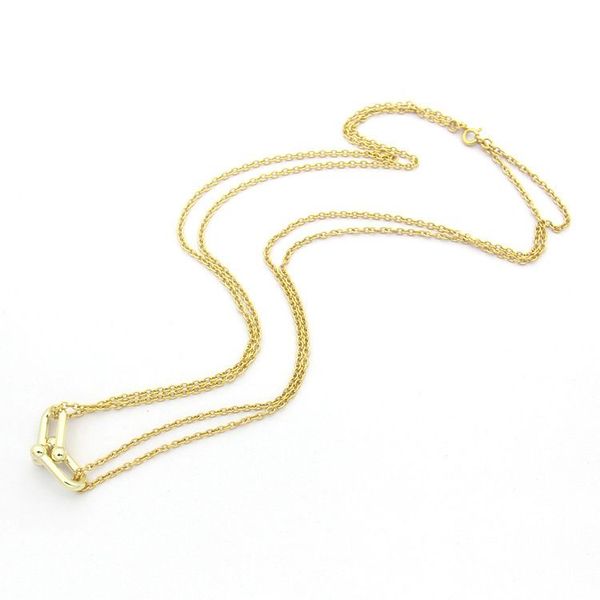 pendant necklaces womens 2 u-shaped necklaces designer jewelry double-deck necklace complete brand as wedding christmas gift box, Silver
pendant necklaces womens 2 u-shaped necklaces designer jewelry double-deck necklace complete brand as wedding christmas gift box, Silver