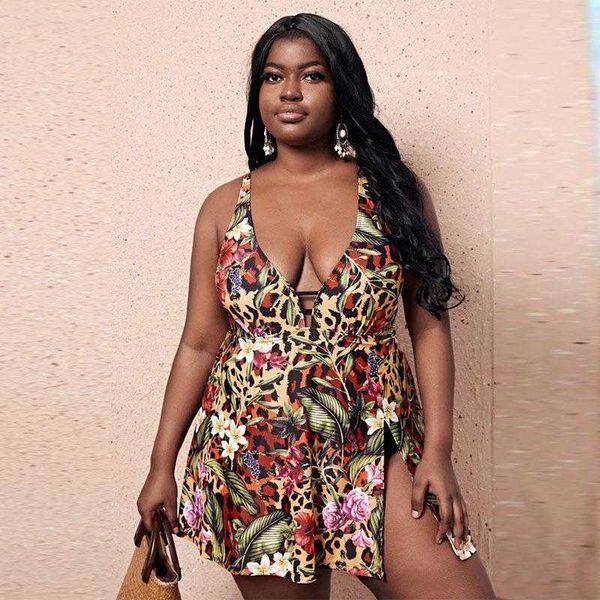 print split bikini skirt oversize cover belly women swimwear swimming suit, White;black
print split bikini skirt oversize cover belly women swimwear swimming suit, White;black