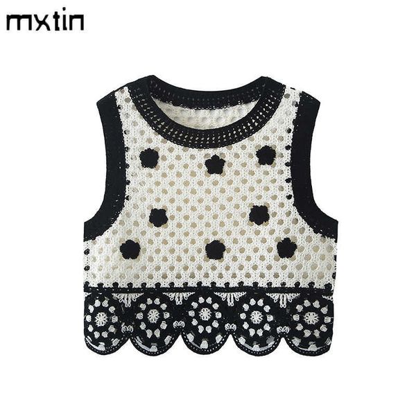 women's tanks camis 2022 women autumn fashion hook flowers cropped knitted tank vintage oneck sleeveless female casual chic vestidos, White
women's tanks camis 2022 women autumn fashion hook flowers cropped knitted tank vintage oneck sleeveless female casual chic vestidos, White