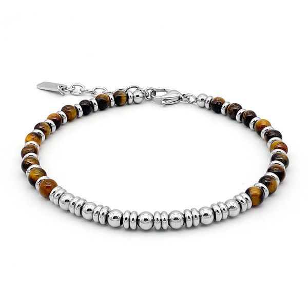 charm bracelets runda mens bead bracelet natural stone 22cm stainless steel accessories fashion womens handmade jewelry 230215, Golden;silver
charm bracelets runda mens bead bracelet natural stone 22cm stainless steel accessories fashion womens handmade jewelry 230215, Golden;silver