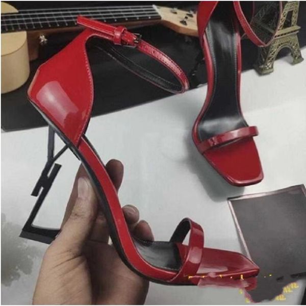 designer women sandals party fashion 100% leather dance shoe new heels super 10cm lady wedding metal belt buckle high heel woman shoes large, Black
designer women sandals party fashion 100% leather dance shoe new heels super 10cm lady wedding metal belt buckle high heel woman shoes large, Black