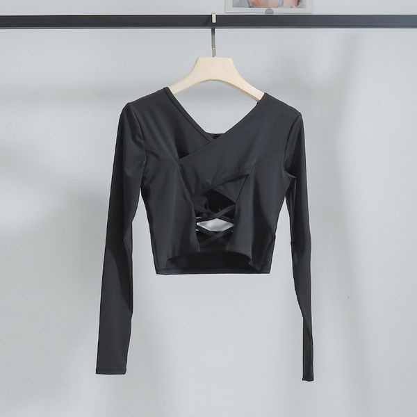 yoga suit with chest pad women's short fitness breathable training running sports blouse long sleeve fall new style 06
yoga suit with chest pad women's short fitness breathable training running sports blouse long sleeve fall new style 06