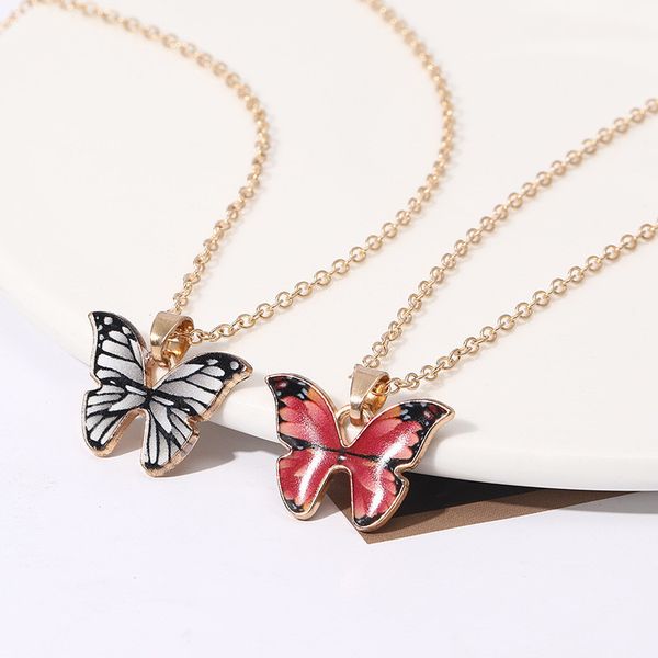 fashion blue purple butterfly pendant designer necklace woman alloy enamel necklaces pendants gold chain for women fashion jewelry chokers a, Silver
fashion blue purple butterfly pendant designer necklace woman alloy enamel necklaces pendants gold chain for women fashion jewelry chokers a, Silver