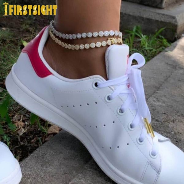 anklets silver color sparking 5a cz charm anklet round zircon 5mm tennis chain anklets ice out bling cz hip hop fashion women jewelry 230215, Red;blue
anklets silver color sparking 5a cz charm anklet round zircon 5mm tennis chain anklets ice out bling cz hip hop fashion women jewelry 230215, Red;blue