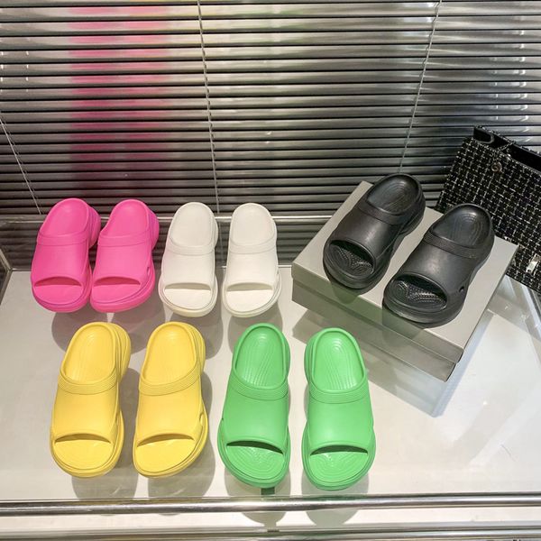 2023 designer men's thick bottom slippers women's fashion brand new original soft rubber luxury home office slippers with box, Black
2023 designer men's thick bottom slippers women's fashion brand new original soft rubber luxury home office slippers with box, Black
