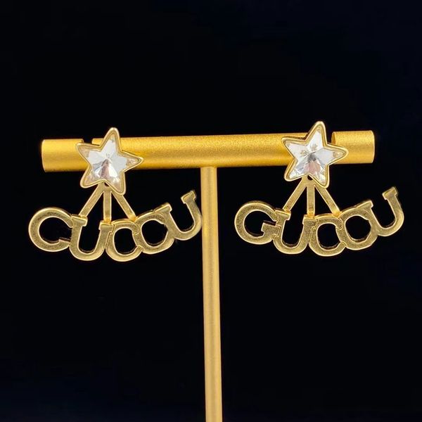 charm earrings new women's fashion luxury srand designer diamond star letter pendant detachable earrings women wedding party high end j, Golden
charm earrings new women's fashion luxury srand designer diamond star letter pendant detachable earrings women wedding party high end j, Golden