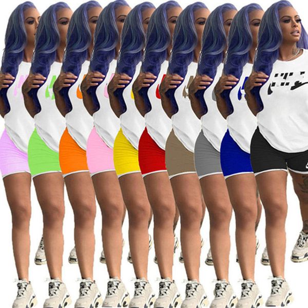 2023 brand plus size s-3xl women letter tracksuits short sleeve 2 piece sets crew neck t-shirts shorts summer jogging suit pullover outfits, Gray
2023 brand plus size s-3xl women letter tracksuits short sleeve 2 piece sets crew neck t-shirts shorts summer jogging suit pullover outfits, Gray