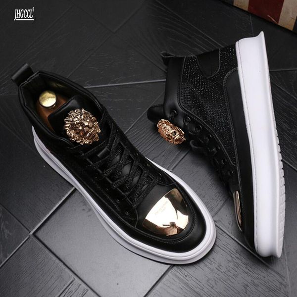 new brand rivet boots for men leather western thick low rivets casual board with high height zapatos sapatos ankle boot a6, Black
new brand rivet boots for men leather western thick low rivets casual board with high height zapatos sapatos ankle boot a6, Black