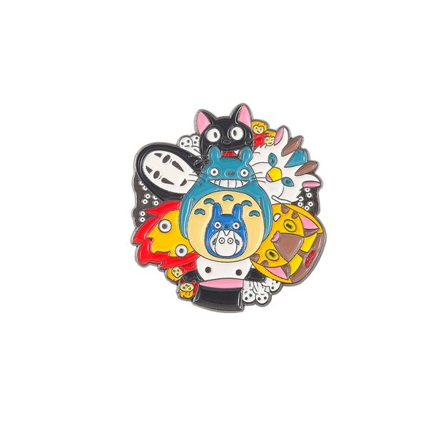 japan anime totoro brooches for girls cartoon animal enamel pins faceless man badges flames alloy fashion jewelry gift accessories, Gray
japan anime totoro brooches for girls cartoon animal enamel pins faceless man badges flames alloy fashion jewelry gift accessories, Gray