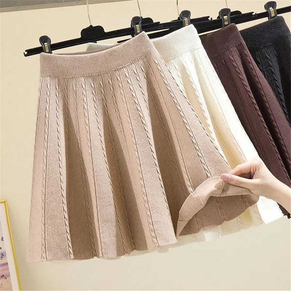 winter warm knit pleated short women elastic high waist sweater skirts autumn solid knitting ribbed mini skirt, Black
winter warm knit pleated short women elastic high waist sweater skirts autumn solid knitting ribbed mini skirt, Black