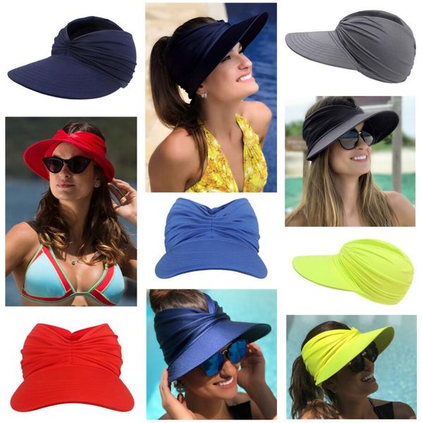 beach summer sun visors hat anti-ultraviolet elastic hollow uv hats casual sunscreen caps fishing sports cap outdoor shading, Blue;gray
beach summer sun visors hat anti-ultraviolet elastic hollow uv hats casual sunscreen caps fishing sports cap outdoor shading, Blue;gray