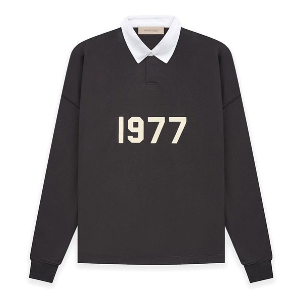 men's polos antipilling essential 8th collection 1977 flock print high street sweatshirt turndown collar poloshrit men oversize streetw, White;black
men's polos antipilling essential 8th collection 1977 flock print high street sweatshirt turndown collar poloshrit men oversize streetw, White;black