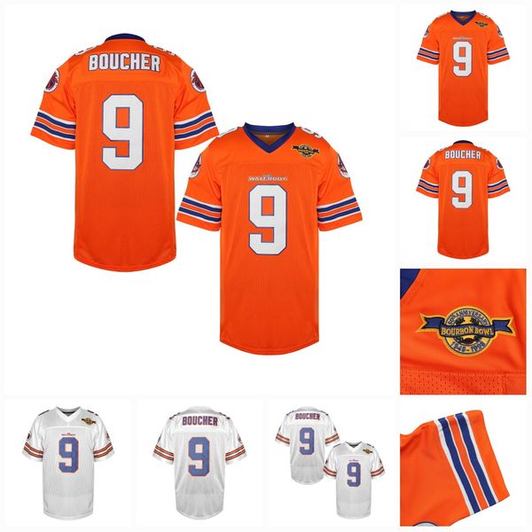 9 bobby boucher football jersey men's adam sandler bobby boucher movie the waterboy mud dogs with bourbon bowl patch orange in stock, Black;red
9 bobby boucher football jersey men's adam sandler bobby boucher movie the waterboy mud dogs with bourbon bowl patch orange in stock, Black;red
