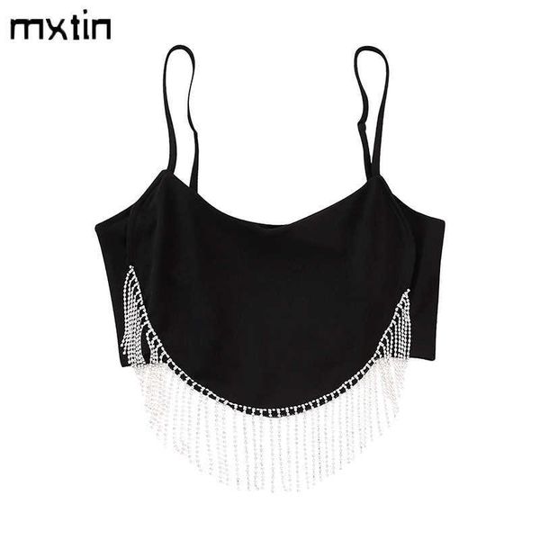 women's tanks camis women spring vintage rhinestone tank crop fashion vneck sleeveless backless black female camis chic mujer j230216, White
women's tanks camis women spring vintage rhinestone tank crop fashion vneck sleeveless backless black female camis chic mujer j230216, White