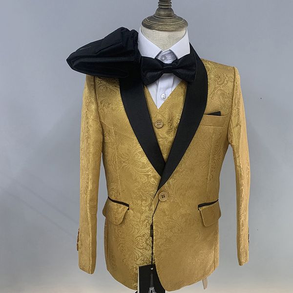 suits child wedding banquet dress 3pcs suit set boys performance party costume kid dark jacquard blazer vest pants clothes 230216, Black
suits child wedding banquet dress 3pcs suit set boys performance party costume kid dark jacquard blazer vest pants clothes 230216, Black