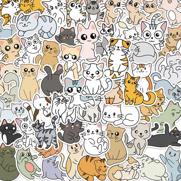 pack of 60pcs wholesale cartoon cute cat stickers waterproof sticker for luggage lapskateboard notebook water bottle car decals kids gifts t
pack of 60pcs wholesale cartoon cute cat stickers waterproof sticker for luggage lapskateboard notebook water bottle car decals kids gifts t