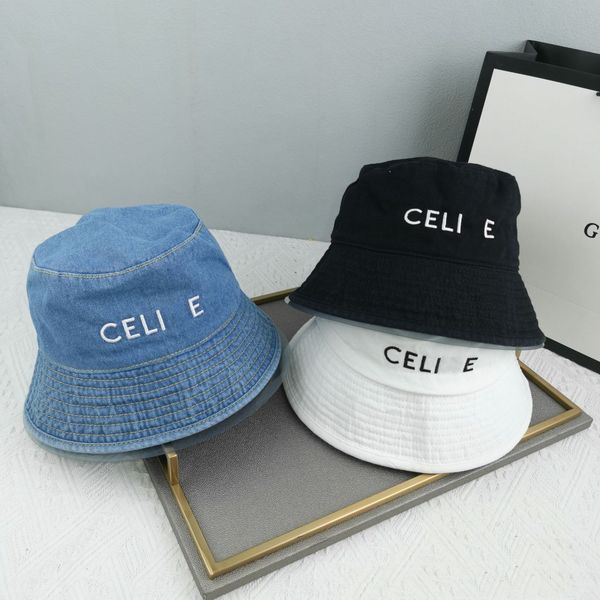 Image of New Mens Hat Designer Baseball Cap Bucket Hats Spring and Summer Letters Embroidered Adjustable Multi Color Solid Men Women Hip Hop New