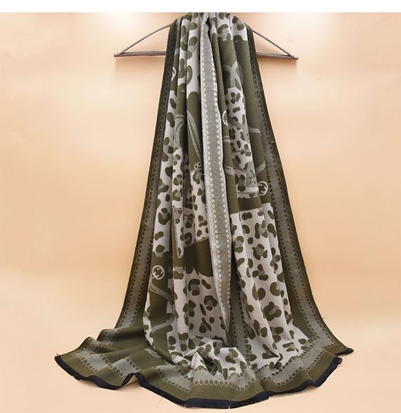 2023 new female scarves fashion leopard spotted pattern imitation cashmere scarf women's autumn and winter warm double-sided dual-use s, Blue;gray
2023 new female scarves fashion leopard spotted pattern imitation cashmere scarf women's autumn and winter warm double-sided dual-use s, Blue;gray