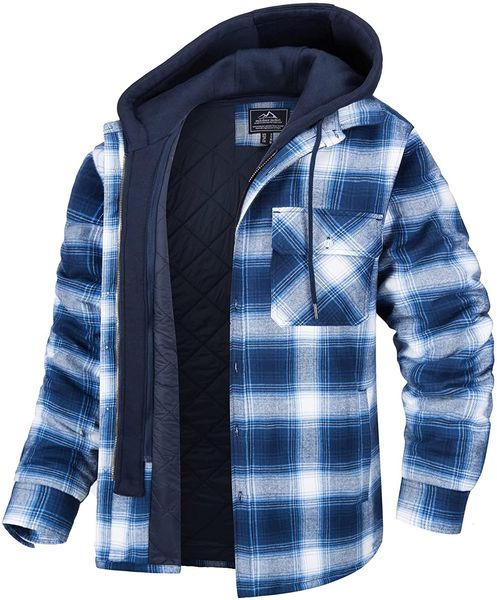 men's dress shirts winter fleece coats thick hoodie outwear flannel hood shirt jacket for size s-5xl 230216, White;black
men's dress shirts winter fleece coats thick hoodie outwear flannel hood shirt jacket for size s-5xl 230216, White;black
