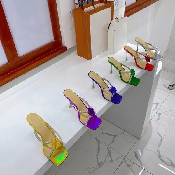 slippers women real leather shoes 9.5cm high heel open toe rhinestone sandals thin heel designer factory womens summer classic beach shoes o, Black
slippers women real leather shoes 9.5cm high heel open toe rhinestone sandals thin heel designer factory womens summer classic beach shoes o, Black