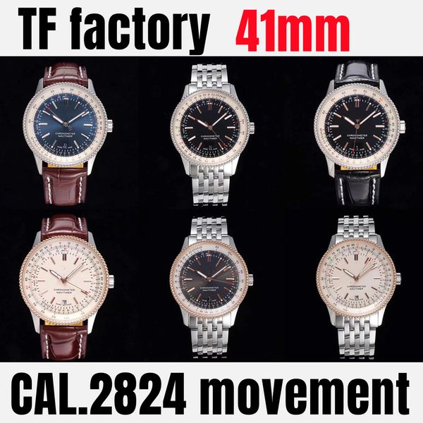 tf factory 41mm aviation watch mens watches 2824 fully automatic mechanical movements sapphire mirror waterproof luminous c1, Slivery;golden
tf factory 41mm aviation watch mens watches 2824 fully automatic mechanical movements sapphire mirror waterproof luminous c1, Slivery;golden