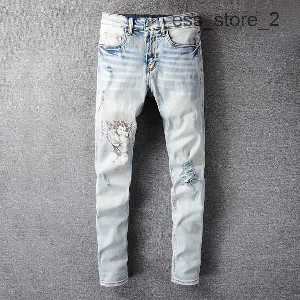 am new mens jeans designer man distressed ripped skinny cowboy pant causal print letter jean denim fit moto biker pants 7 s6q0, Blue
am new mens jeans designer man distressed ripped skinny cowboy pant causal print letter jean denim fit moto biker pants 7 s6q0, Blue