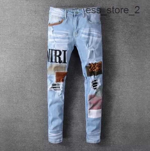 am new mens jeans designer man distressed ripped skinny cowboy pant causal print letter jean denim fit moto biker pants 9 8yxn, Blue
am new mens jeans designer man distressed ripped skinny cowboy pant causal print letter jean denim fit moto biker pants 9 8yxn, Blue