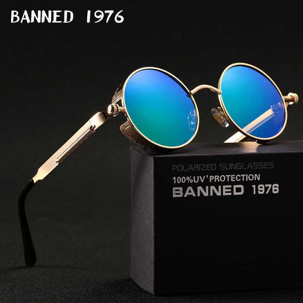 2023 hd polarized round metal sunglasses uv400 men sun glasses feminin women vintage gafas de sol goggles with box, White;black
2023 hd polarized round metal sunglasses uv400 men sun glasses feminin women vintage gafas de sol goggles with box, White;black