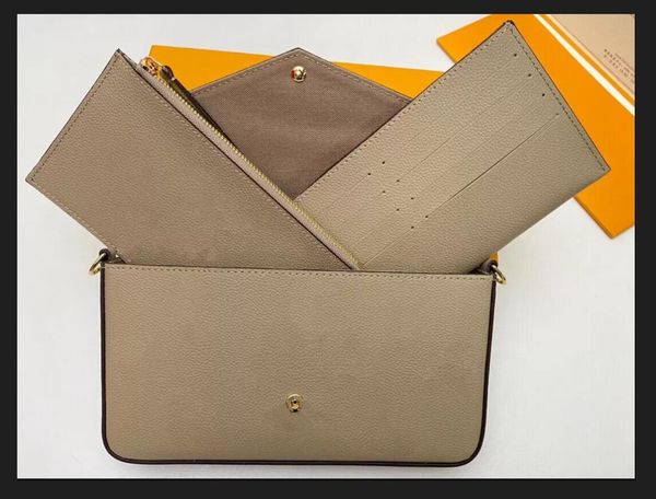 3pcs set genuine leather women classic pochette felicie bag luxury designer handbag handbags shoulder handbag clutch tote messenger purse
3pcs set genuine leather women classic pochette felicie bag luxury designer handbag handbags shoulder handbag clutch tote messenger purse