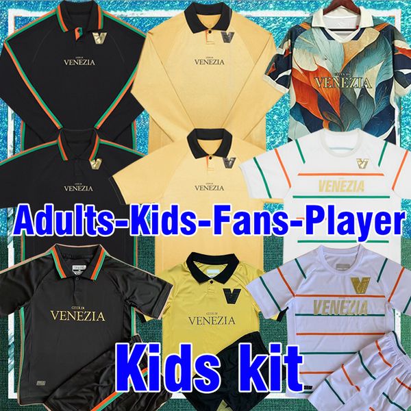 22 23 venezia fc soccer jerseys long sleeves shirts stripe gold short sleeve tee 2022 2023 football shirts adukt kids kit uniform 1052043 b, Black;yellow
22 23 venezia fc soccer jerseys long sleeves shirts stripe gold short sleeve tee 2022 2023 football shirts adukt kids kit uniform 1052043 b, Black;yellow