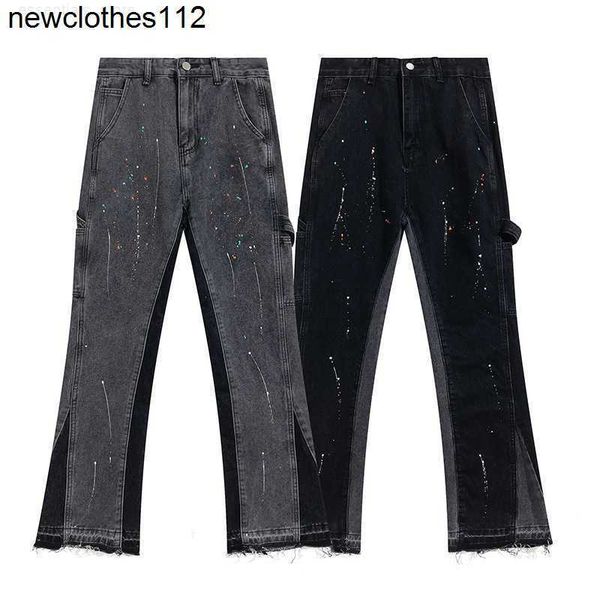men's jeans pants fashion gallerses street worn washed splash paint painted deptv8y7, Blue
men's jeans pants fashion gallerses street worn washed splash paint painted deptv8y7, Blue