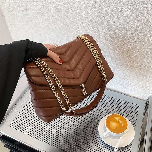 small bag women's new bag versatile embroidery line rhombus chain shoulder bag simple version messenger bag
small bag women's new bag versatile embroidery line rhombus chain shoulder bag simple version messenger bag