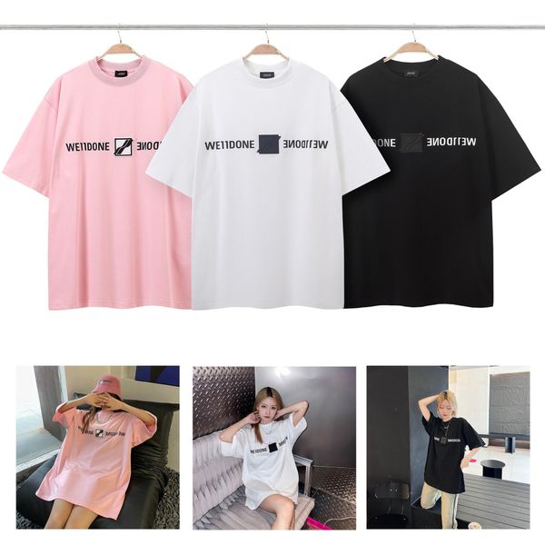 we 11 done t shirt men women 2022 summer korean fashion tees oversize cotton mirror letter off shoulder short sleeve t-shirt, White
we 11 done t shirt men women 2022 summer korean fashion tees oversize cotton mirror letter off shoulder short sleeve t-shirt, White