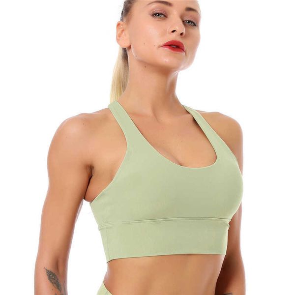 nxy yoga outfit sports bra naked feel s solid color running vest shockproof fitness nylon clothing new 220523, White
nxy yoga outfit sports bra naked feel s solid color running vest shockproof fitness nylon clothing new 220523, White