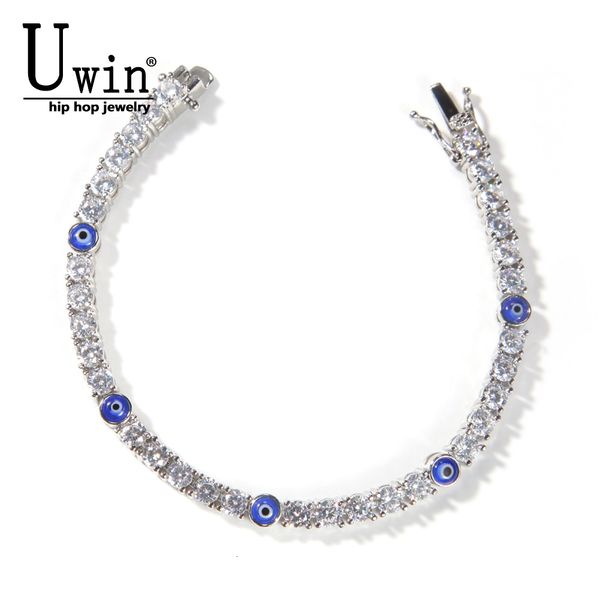 charm bracelets uwin tennis 4mm turkish blue eyes aaa cz iced out luxury bangles wholesale women jewelry 230216, Golden;silver
charm bracelets uwin tennis 4mm turkish blue eyes aaa cz iced out luxury bangles wholesale women jewelry 230216, Golden;silver