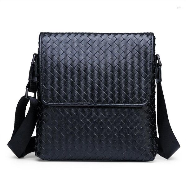 bag luxury men's handbags genuine leather male shoulder fashion knitting crossbody boy brand weave messenger bags
bag luxury men's handbags genuine leather male shoulder fashion knitting crossbody boy brand weave messenger bags