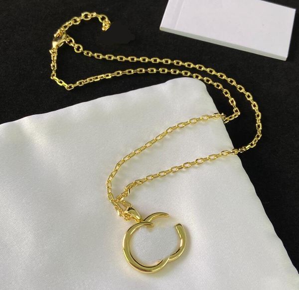 classic luxury 18k gold plated two letter pendant necklace men women designer brass chain necklaces ladies party gift jewelry, Silver
classic luxury 18k gold plated two letter pendant necklace men women designer brass chain necklaces ladies party gift jewelry, Silver