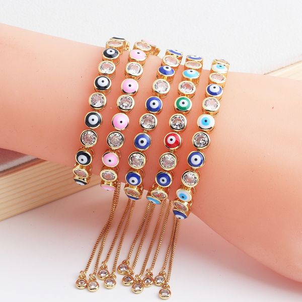 designer luxury 18kgold gilt colored eye bracelet, fashion enamel open adjustable for women's brass, jewelry wholesale, Golden;silver
designer luxury 18kgold gilt colored eye bracelet, fashion enamel open adjustable for women's brass, jewelry wholesale, Golden;silver