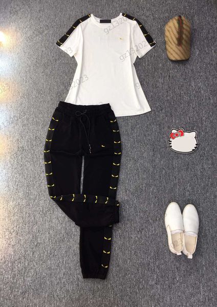 plus size women clothing two piece pants logo embroidery design crewneck short sleeves t-shirt match loose casual sweatpants 2 colors women, White
plus size women clothing two piece pants logo embroidery design crewneck short sleeves t-shirt match loose casual sweatpants 2 colors women, White