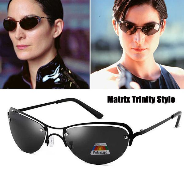 cool the matrix trinity style polarized sunglasses women ultralight metal brand design sun glasses, White;black
cool the matrix trinity style polarized sunglasses women ultralight metal brand design sun glasses, White;black
